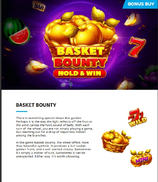 Snímek obrazovky Basket Bounty