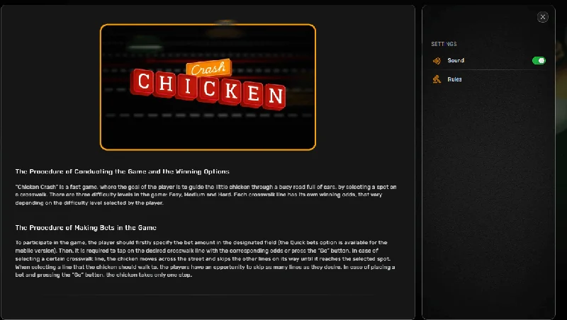 Snímek obrazovky Chicken Crash