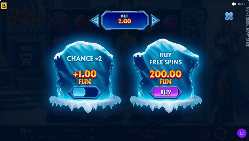 Divine Queen Heart of Ice snímek obrazovky