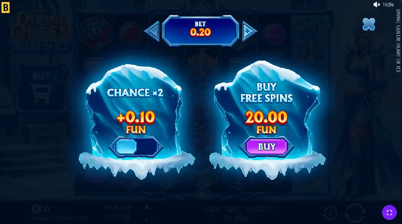 Divine Queen Heart of Ice Snímek obrazovky