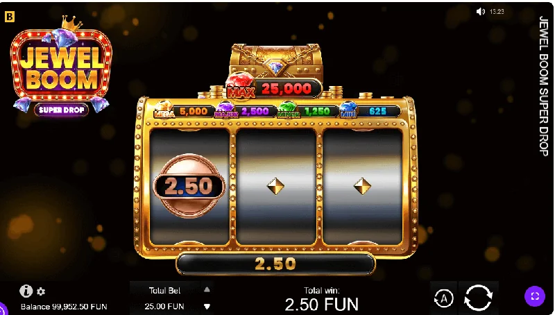 Snímek obrazovky Jewel Boom Super Drop