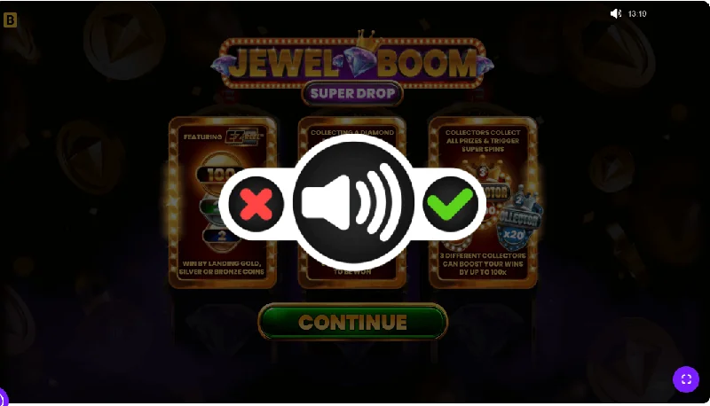 Snímek obrazovky Jewel Boom Super Drop