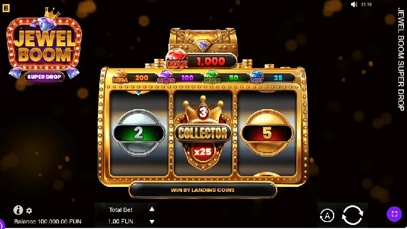 Snímek obrazovky Jewel Boom Super Drop