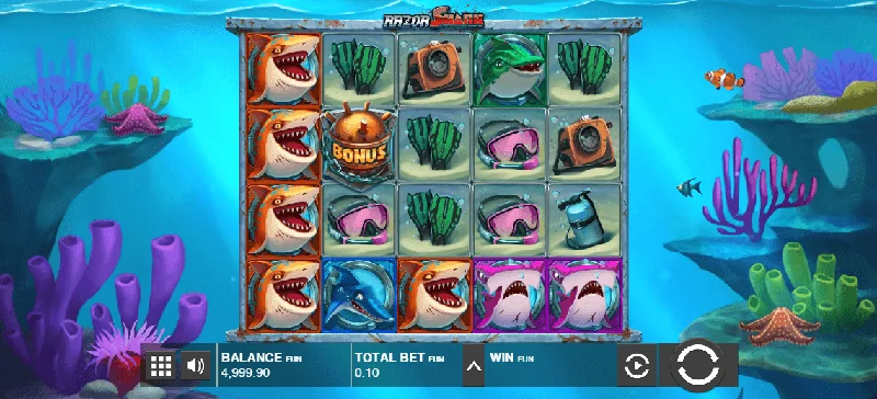 Snímek obrazovky Razor Shark