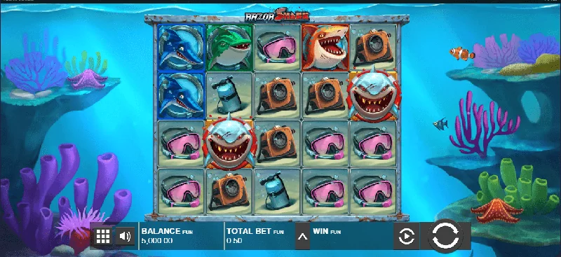 Snímek obrazovky Razor Shark