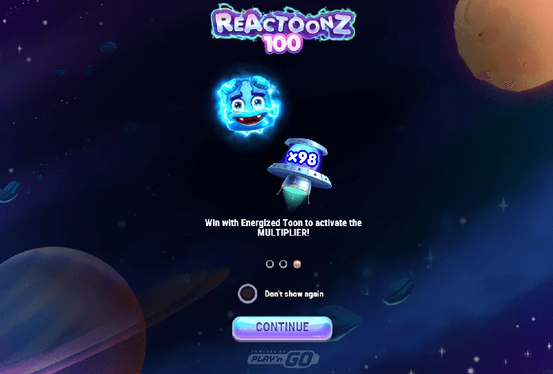 Reactoonz 100 Snímek obrazovky