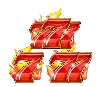 Symbol smíšených sedmiček 777 Burn 'Em Up