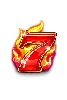 Symbol sedmičky 777 Burn 'Em Up Single Seven 7
