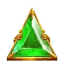 Symbol zeleného drahokamu Super Scatter Gates of Olympus