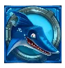 Symbol modrého žraloka Razor Shark