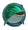 Symbol Zelený žralok Razor Shark