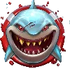 Symbol divokého žraloka Razor Shark