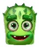 Symbol Reactoonz 100 – zelený dvouoký
