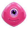 Reactoonz 100 fialový jednoocký symbol