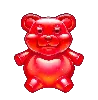 Symbol červeného gumového medvídka Sugar Rush 1000