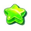 Symbol zelené hvězdičkové cukrovinky Sugar Rush Super Scatter