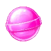Symbol růžového kulatého bonbónu Sugar Rush Super Scatter