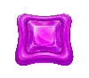 Symbol růžového čtvercového bonbonu Sweet Rush Bonanza
