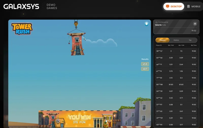 Snímek obrazovky Tower Rush