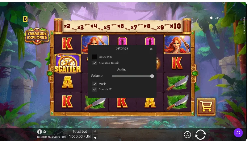 Snímek obrazovky Treasure Explorer