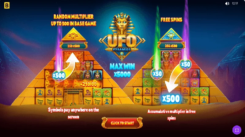 Snímek obrazovky UFO Pyramids